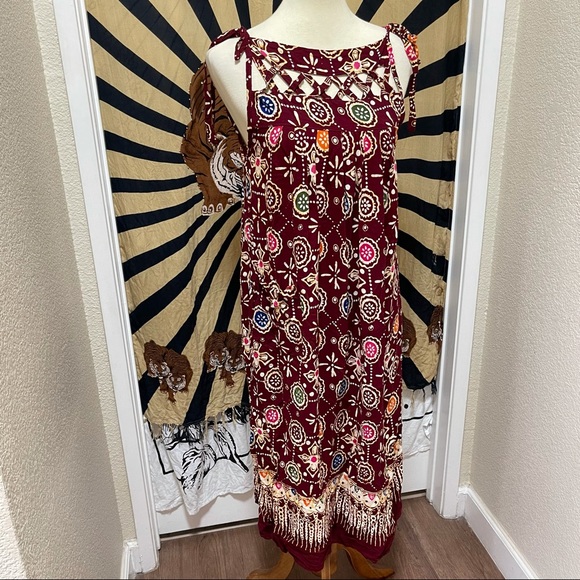 π Beautiful Bohemian hand dyed dress - Picture 3 of 12